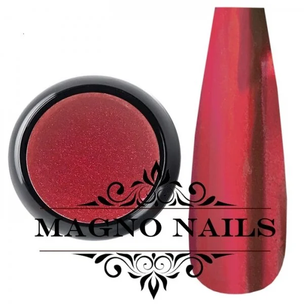 Chrome Pigment - Chrom Powder - Red Nail Art Nailart Puder